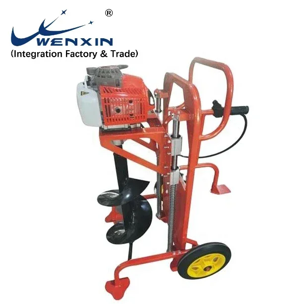 Мощные земляные буры WENXIN CE с глубоким столбом об/мин кВт ручные колесом