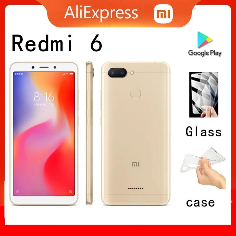 Celular Xiaomi Redmi Smartphone 4gb 64gb Face Ing Mt6762 Helio P22 em Estoque
