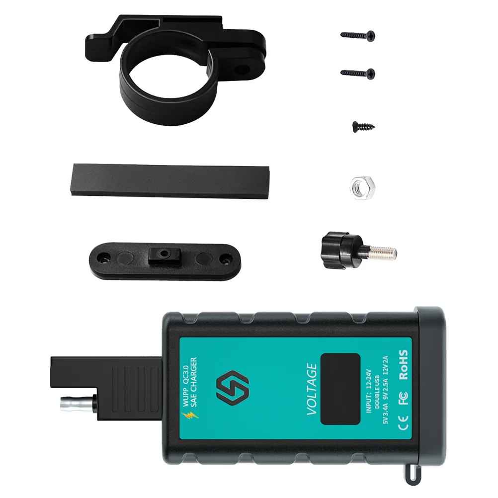 

1 Set Safe Useful Dual USB Motorbike Fast Charging Socket