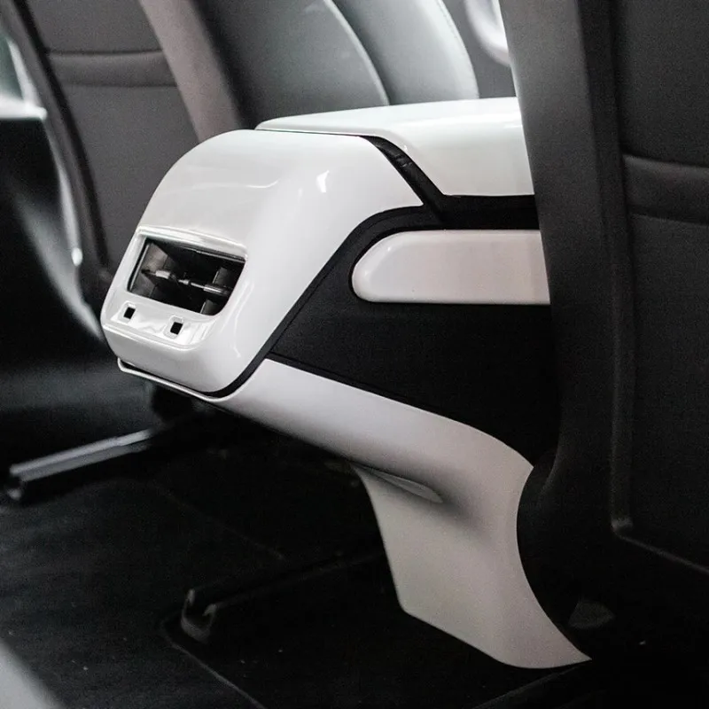 

Задняя рама для вентиляционного отверстия Tesla Model 3 Y, корпус с узором из углерода, защита от грязи, аксессуары для салона автомобиля