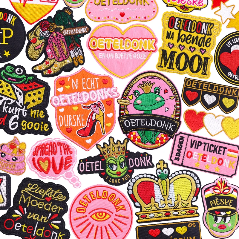 Герб Онедельника в Нидерленде полностью вышитые нашивки нашивка виде лягушки