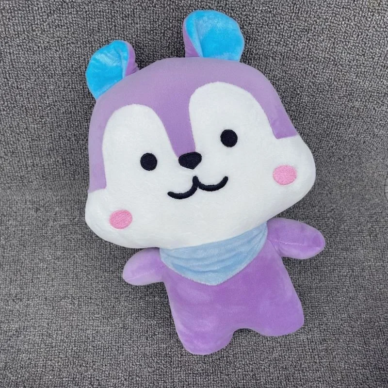 

Kpop Squirrel Doll Plush Kawaii Line Friend Anime Hobby Mang Plush Pillow 2023 New PP Cotton Purple Doll For Kid Birthday Gift