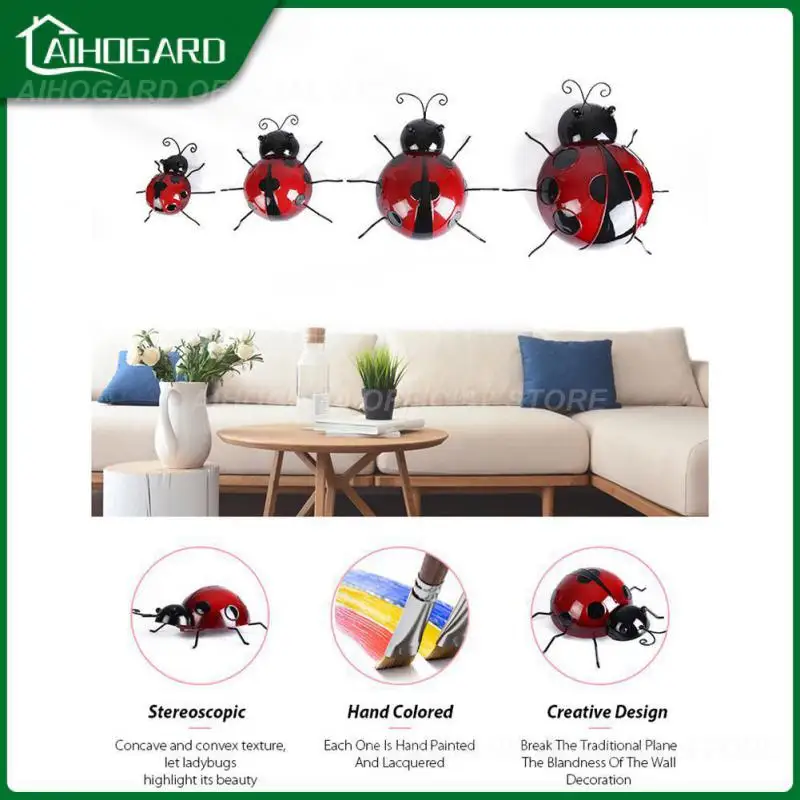 

Декоративная металлическая подвеска «божья коровка», 10/16 см
