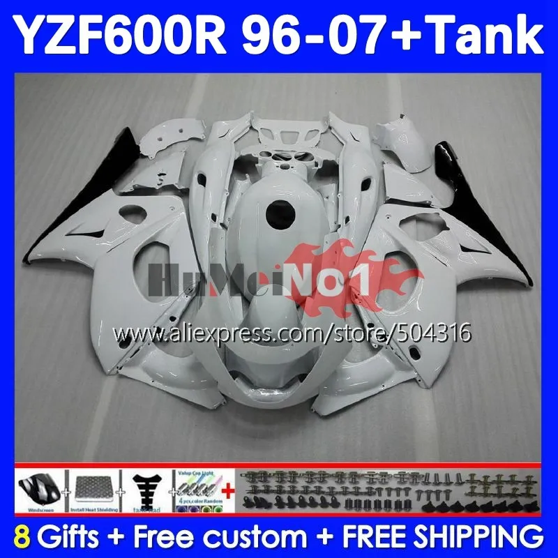 

Thundercat Kit For YAMAHA YZF-600R YZF 600R 38No.8 YZF600R 1996 1997 1998 1999 2000 2001 02 03 04 05 06 07 Fairing glossy white