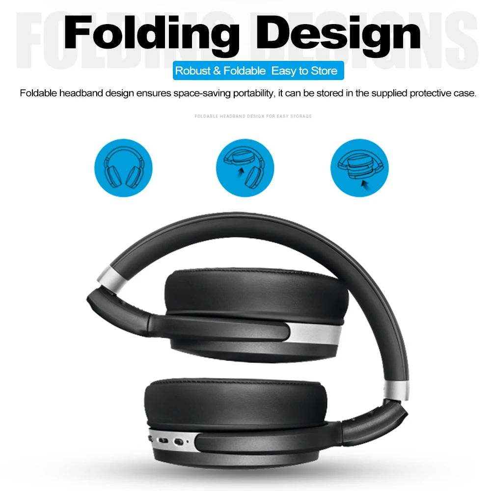 100% Оригинальные беспроводные Bluetooth-наушники Sennheiser HD 4.40BT Накладные наушники с