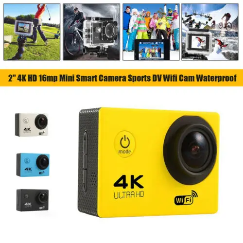 

2 "4K HD 16mp Mini Smart Camera Sports DV Wifi Cam Waterproof 1080P Universal