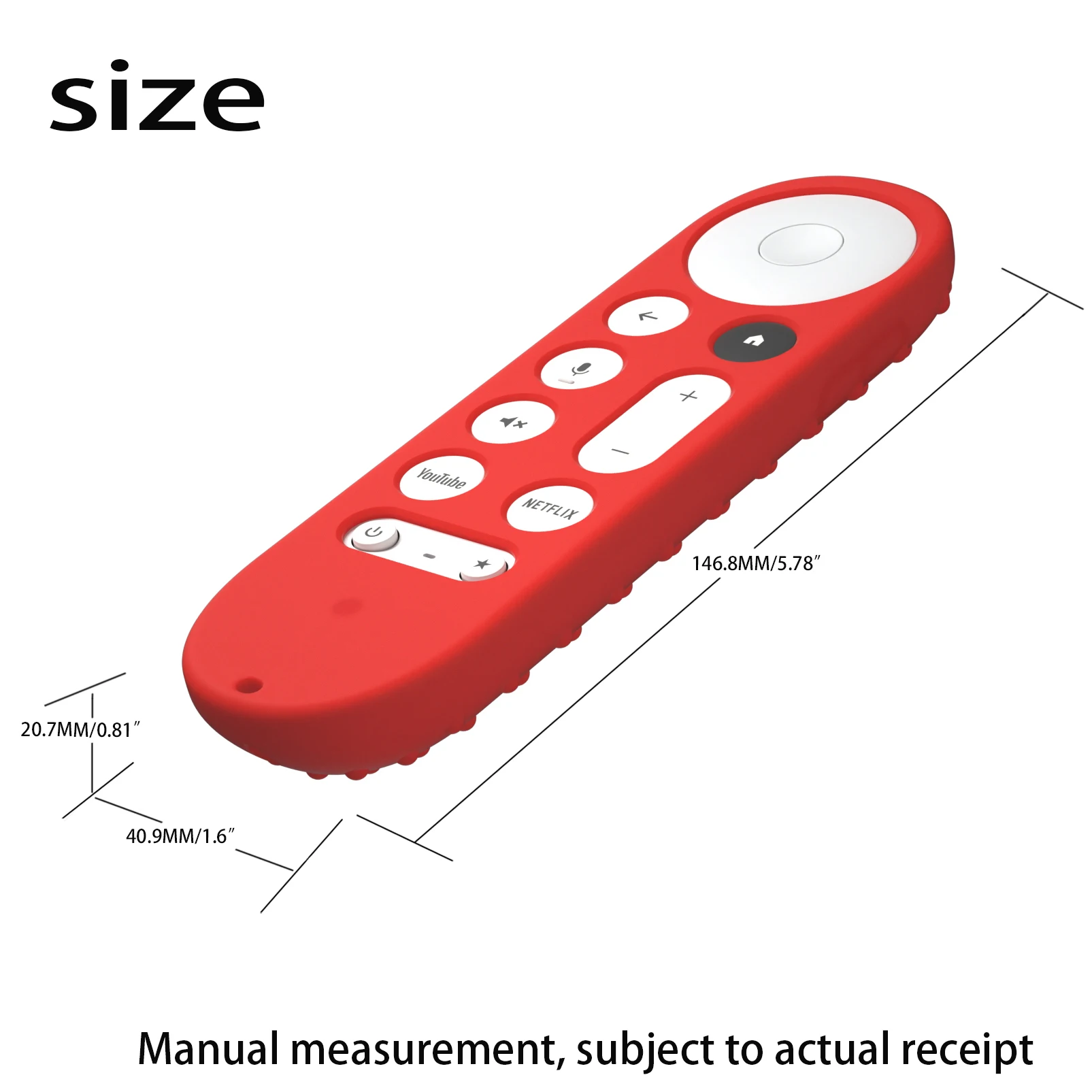 Нескользящий мягкий силиконовый чехол для пульта дистанционного управления Google