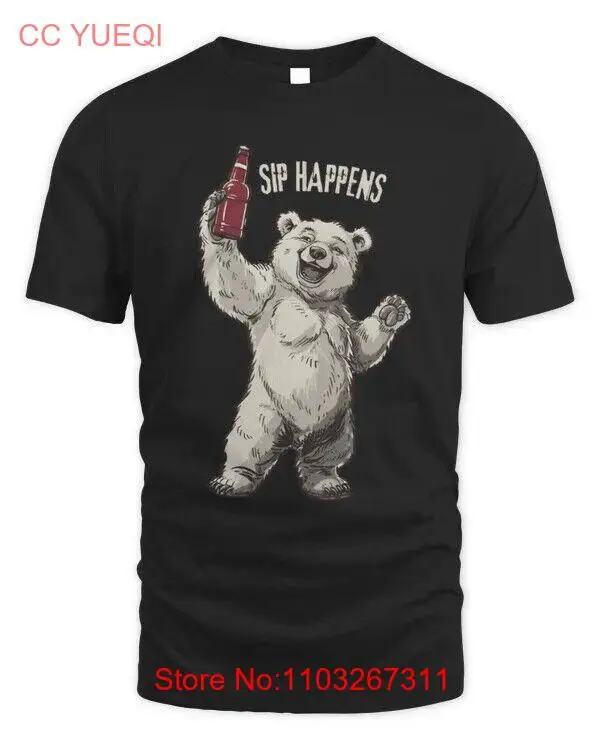 Sip происходит рубашка кожа смешная медведя подарок любовнику пива для части