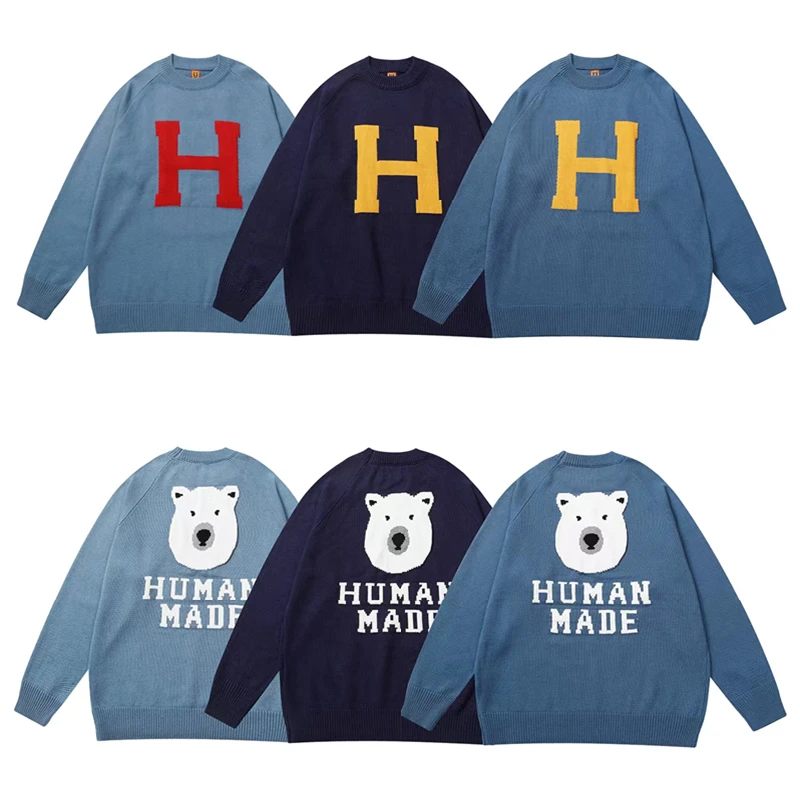 

Свитер мужской/женский трикотажный с длинным рукавом, 1:1