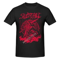 silent red thing unisex t shirt band tee horror shirt video game shirt movie retro tee silent hill pyramid head heavy metal tops