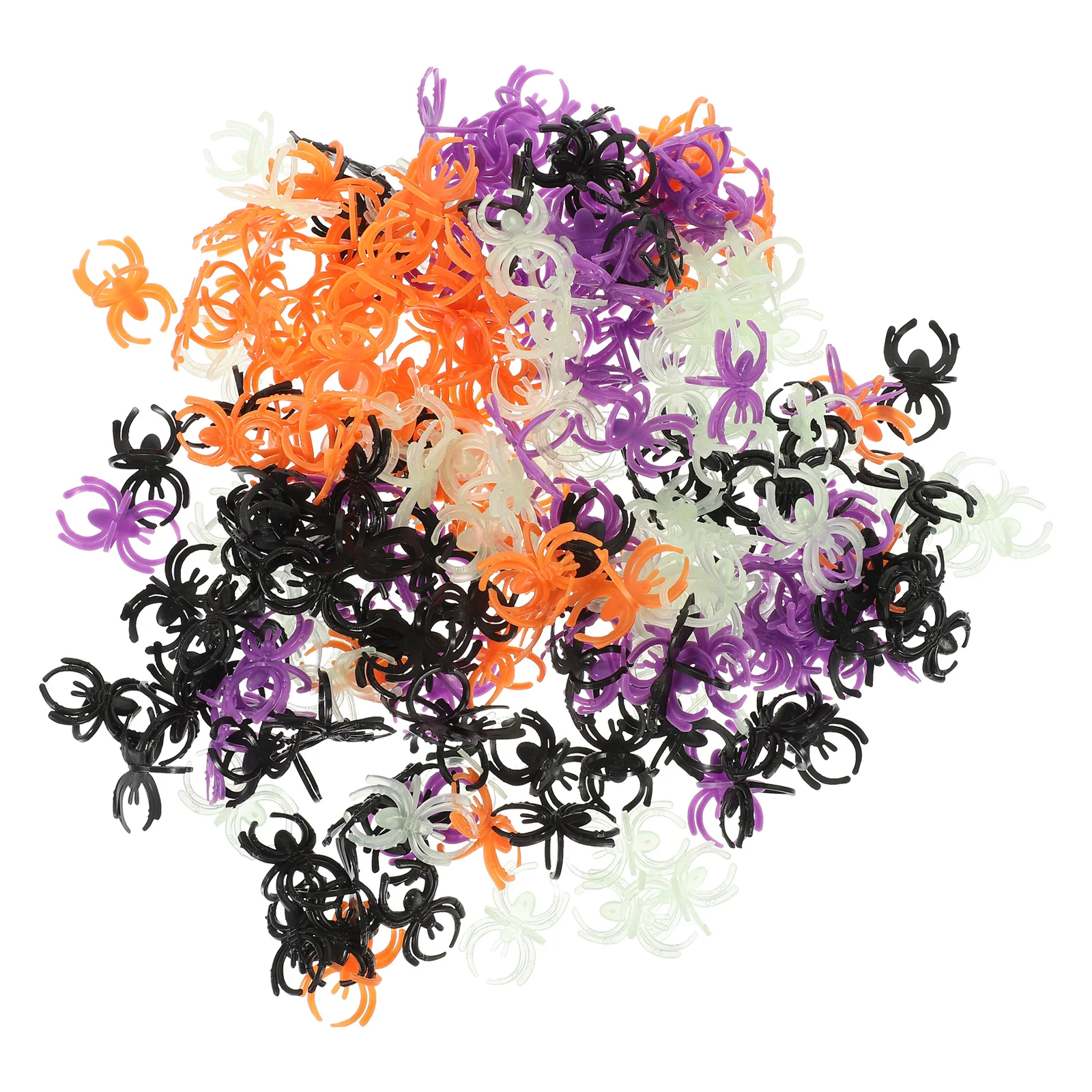 

200 шт., кольцо в форме паука для Хэллоуина