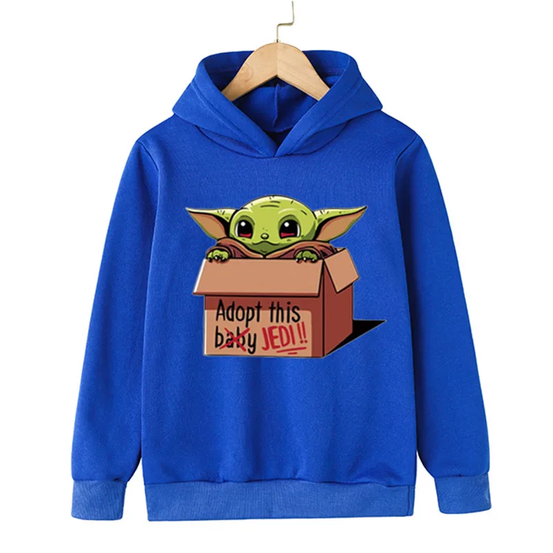 

Children Baby yoda Hoodie kids Yoda Mandalorian Sweatshirts Girls Clothing Toddler Baby Boy Clothes Hoodies movie Clothing