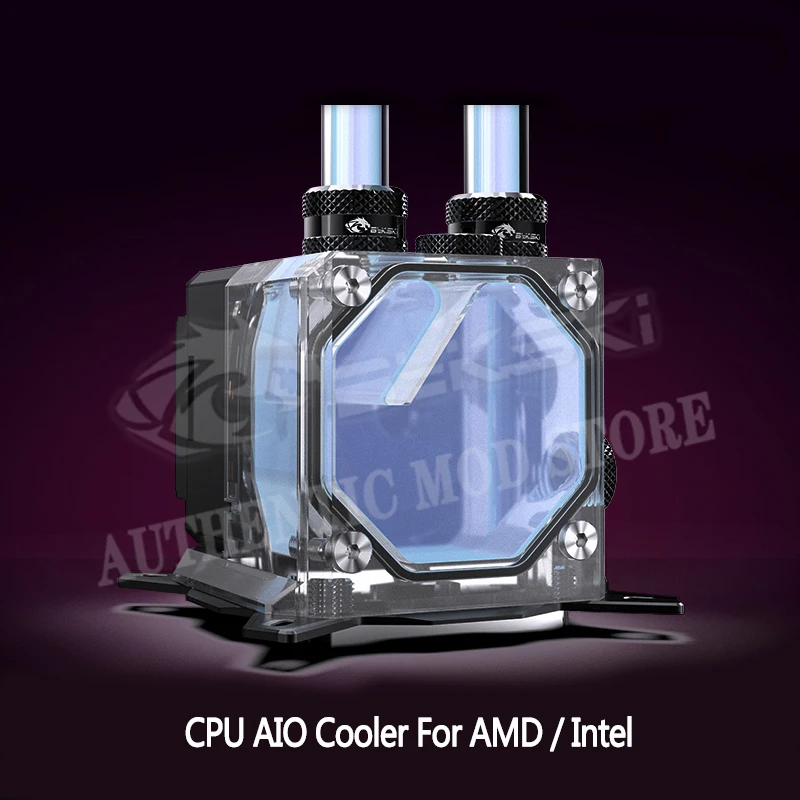 Водяной кулер BYKSKI ЦП AIO для AMD RYZEN 3600 AM3 AM4/INTEL1151 1150 X99 2011 PWM насос резервуар ITX