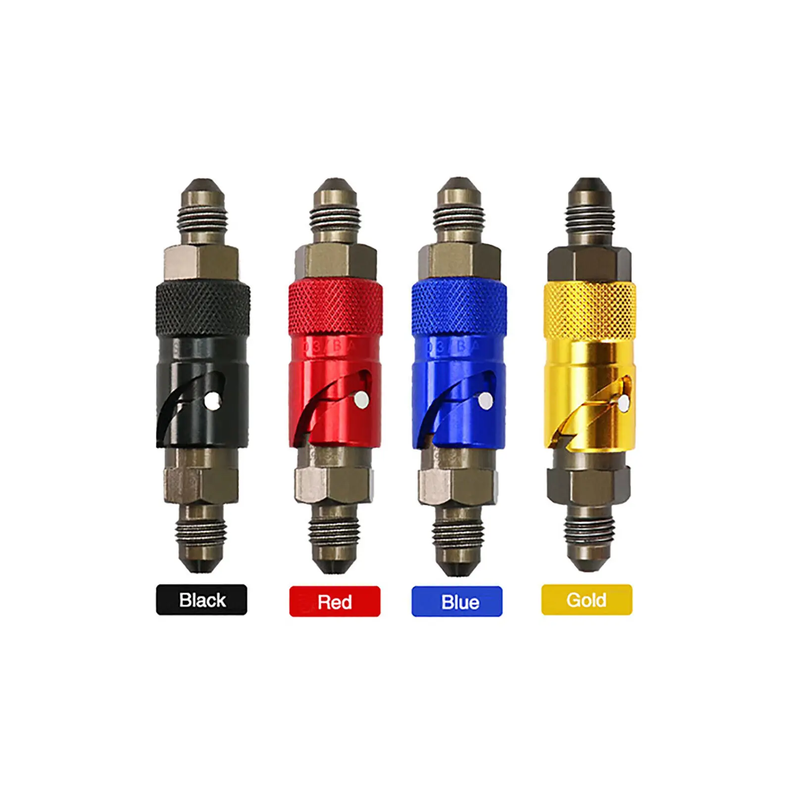 

Aluminum Alloy AN-3 AN3 Motorcycle Brake Line Hose Fluid Quick Release Connect Fitting Adapter Kit For Brake Hose For Honda
