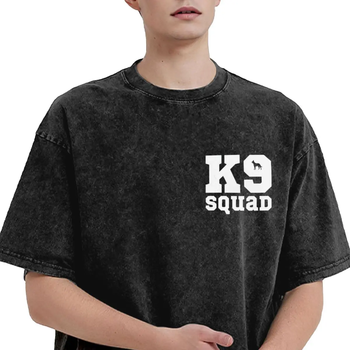 Мужские футболки K9 Squad Dog Tees Пляжная забавная футболка с короткими рукавами и