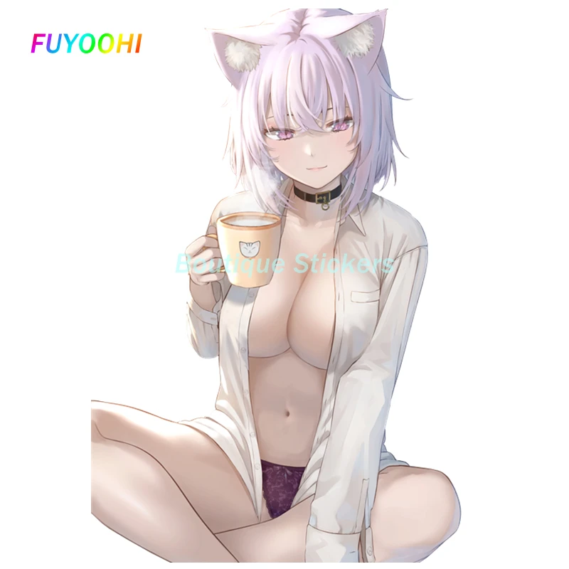 

Внешние/Защитные стикеры FUYOOHI, стикеры для автомобиля, аниме, декоративные наклейки