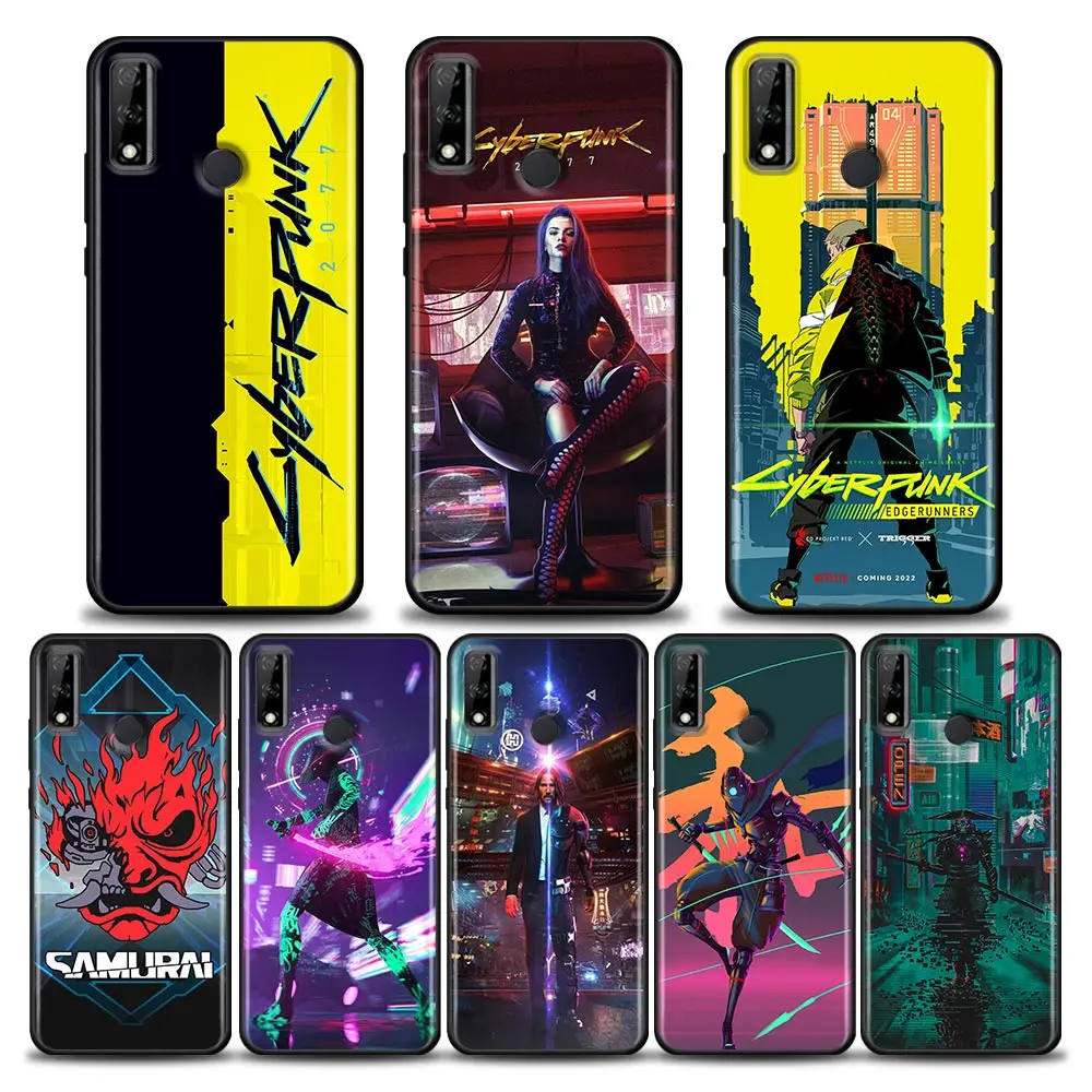 

Phone Case for Huawei Y6 Y7 Y9 2019 Y5p Y6p Y8s Y8p Y9a Y7a Mate 10 20 40 Pro RS Silicone Cover Hot Game C-Cyberpunkes