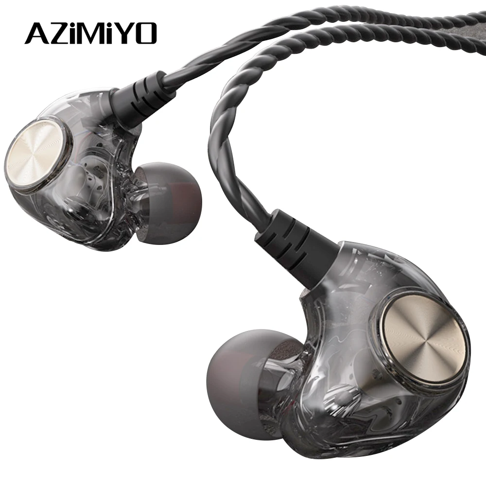 

Проводные наушники AZiMiYO HK1, 3,5 мм, гибридные Hi-Fi-наушники для диджеев, стерео музыка, глубокие басы, шумоподавляющие наушники