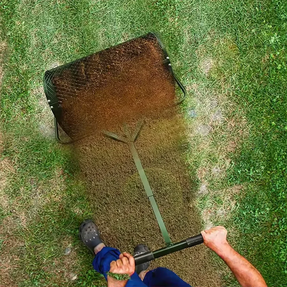 Winslow &amp Ross 24-дюймовый съемный разбрасыватель почвы удобрения ручной роликовый