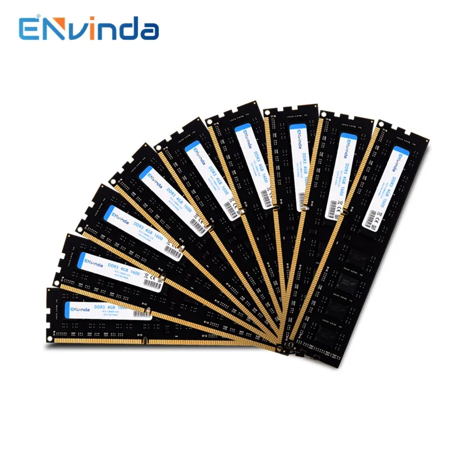 Оперативная память ENVINDA DDR3 DDR4 16 ГБ 8 4 32 PC3 1333 1600 2133 2400 2666 3200
