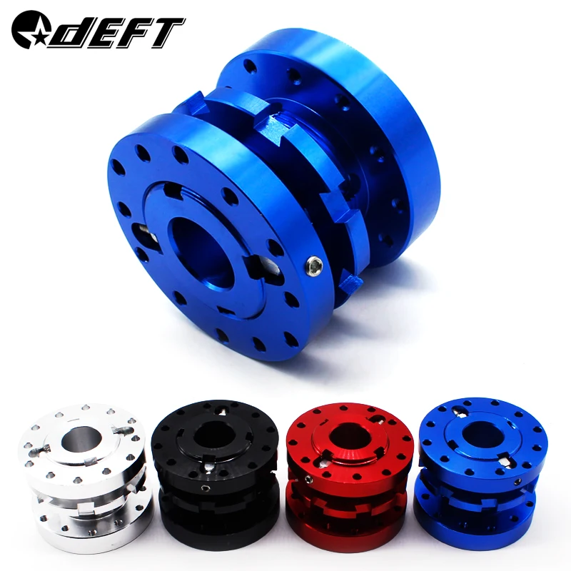 

DEFT 1pcs 66mm Steering Wheel Alloy Spacer / wheel spacers - Adjustable 40mm To 70mm height Steering Wheel Hub Adapter