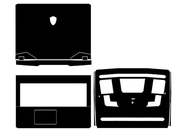Precut 1xtop + 1xpalmrest 1xbottom чехол с наклейкой для MSI GE77 GE77HX GE78 GE78HX GP78 GP78HX MS-17S2 GP77 GT77 ms17Q1