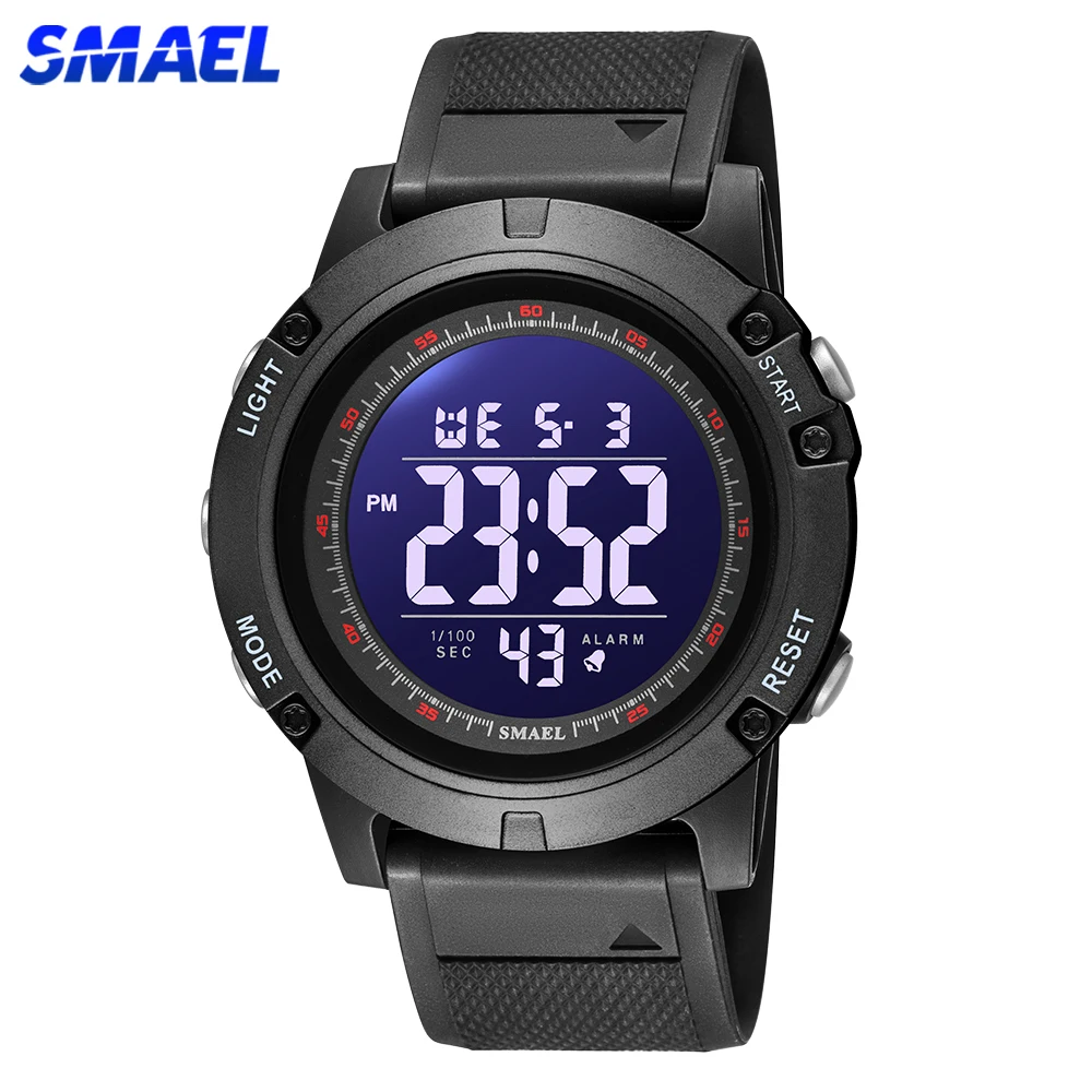 

SMAEL Outdoor Sport Watches Waterproof Digital Watch For Men Fashion Led Light Stopwatch Multifunction Wrist Watch Men's Clock