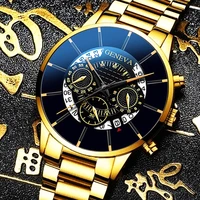 watches mens luxury bracelets classic trend gifts black shi ying steel belts calendar business 2022 new style