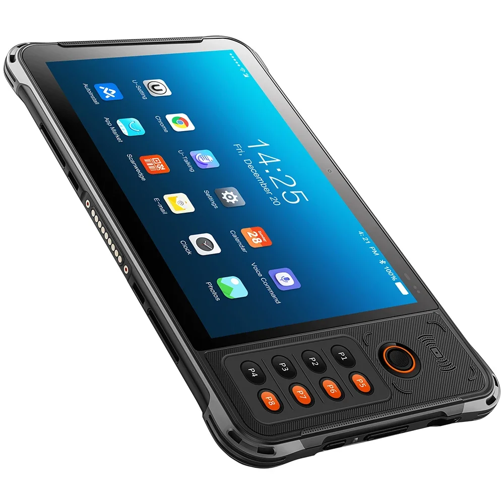 Промышленный Прочный планшетный ПК 8 ɴG lte GPS & GNSS опция LF/HF/UHF RFID считыватель