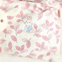 235x50cm pink princess style rabbit pure cotton cotton cartoon fabric making duvet cover wide bed sheet set single piece cloth