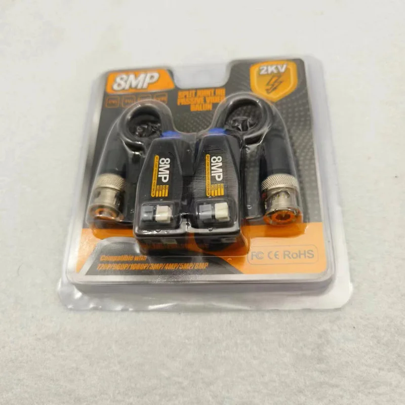 

Высокое разрешение 720P/1080P 3mp 5mp 8mp AHD/HDCVI/HDTVI BNC к UTP Cat5/5e/6 Видео балун пассивные трансиверы передатчик 300m