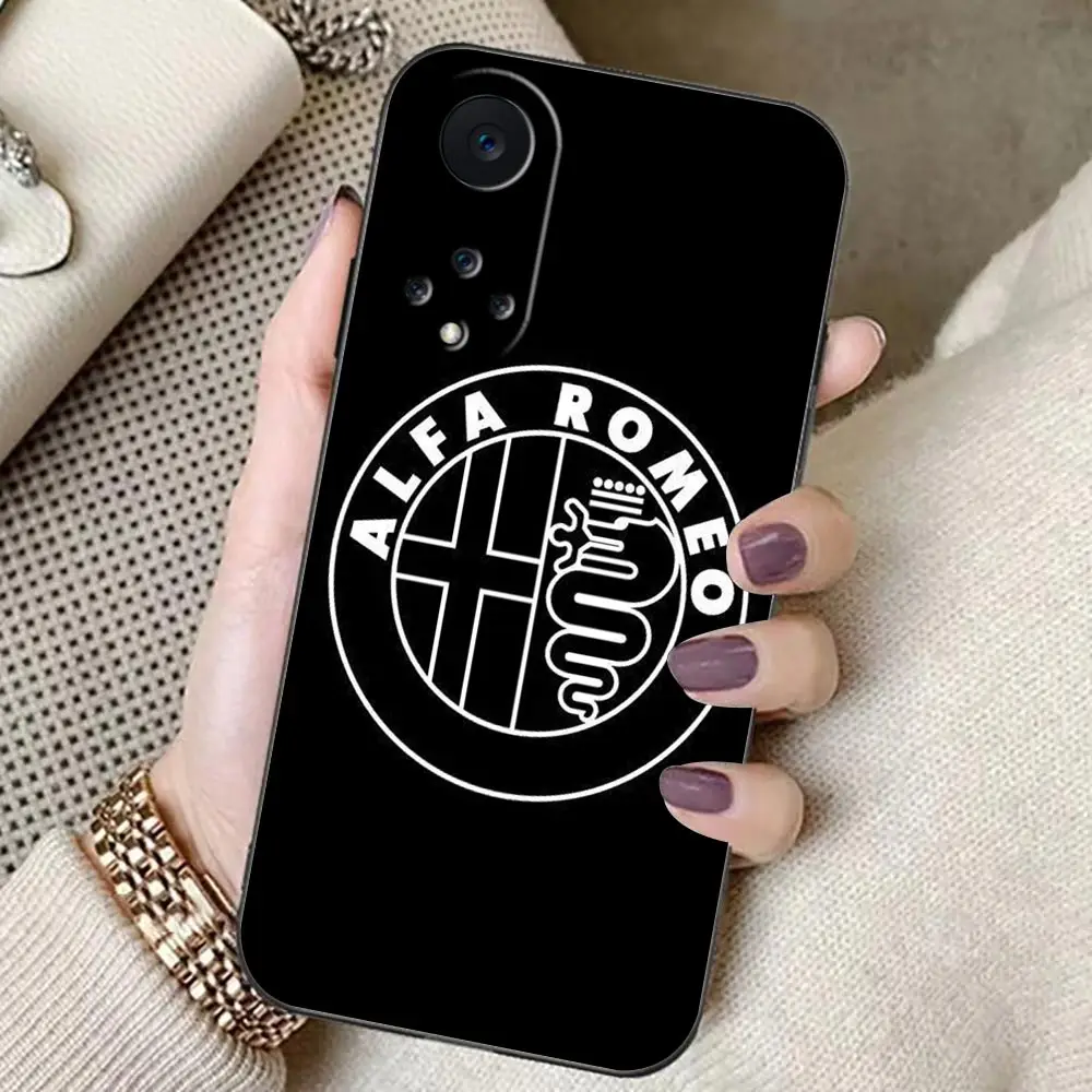 Case For Huawei NOVA Y90 Y70 Y61 10 9 9 Plus 8 8I 7 7I 6 SE 5 5I 4 3 3I 2 2S Lite Plus Pro Case Funda Italy Sport Car Alfa Romeo