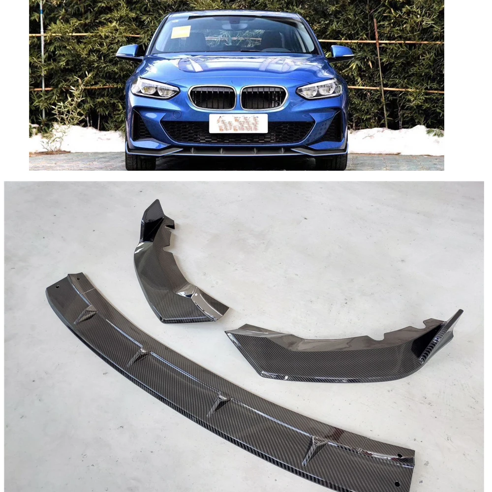 

Автомобильный передний бампер, спойлер, губа, комплект нижнего корпуса автомобиля, сплиттер, защитная пластина, углеродное волокно, вид лез...