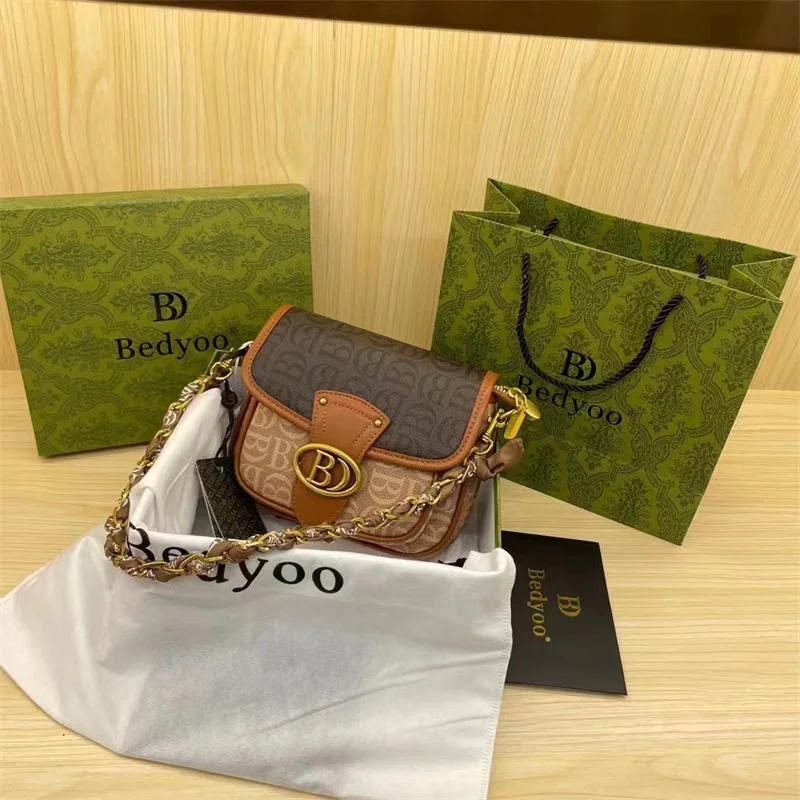 

high quality luxury brand This year's popular super hot women's 2023 new high-grade texture small crowd saddle bag fashion one s