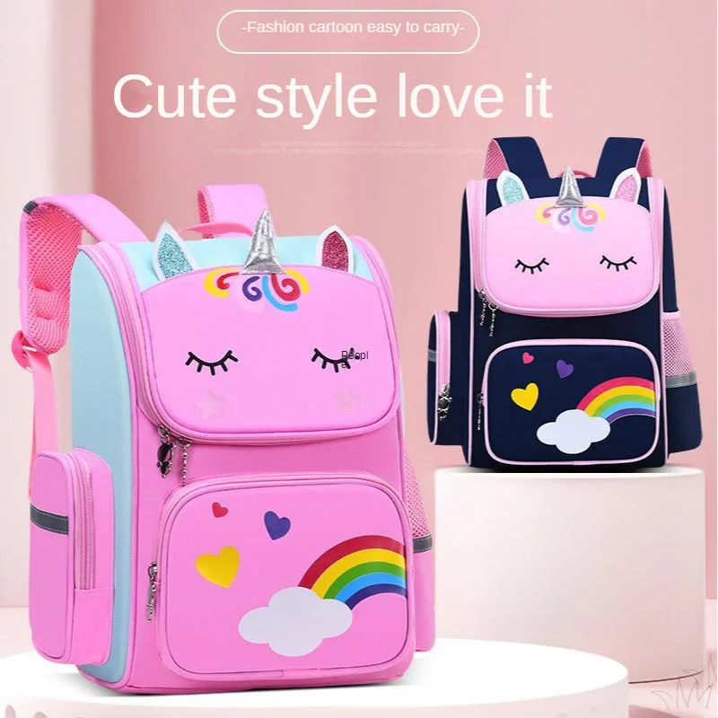 2022 Kids Backpack Unicorn School Bags Cartoon Schoolbag Book Bags for Kids Primary Students Girl Toddler Backpack