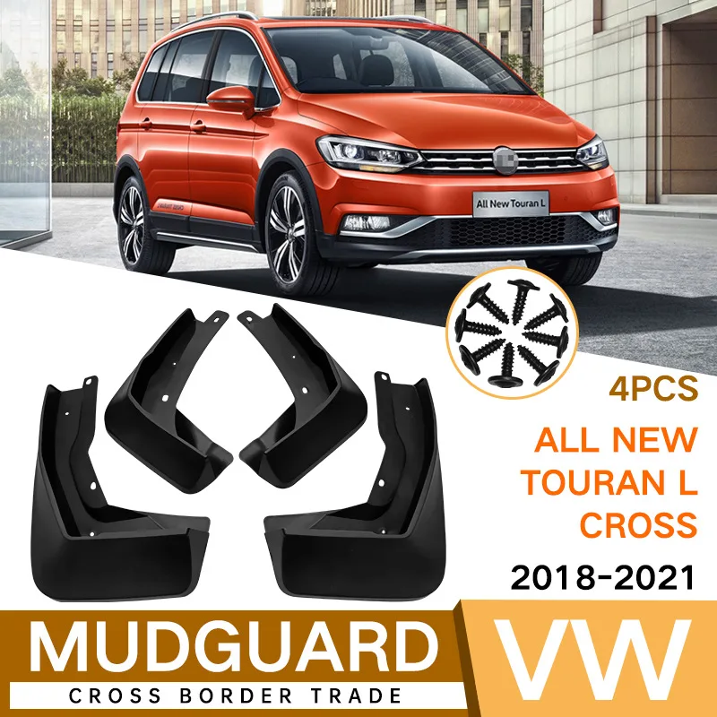 

Mud Flaps For VW ALL NEW Touran L Cross 18-20 MudFlaps Front Rear Fender Car Accessories