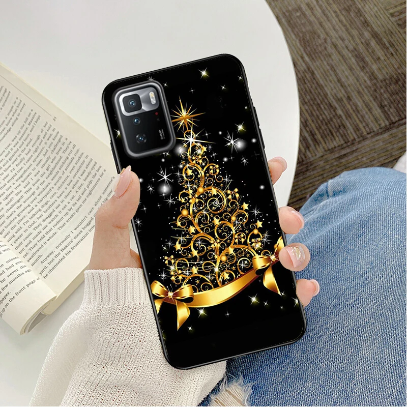 Новогодний чехол для Xiaomi Redmi note 13 12S 12 Pro 11S 11 10 10S 10C 9C 13C