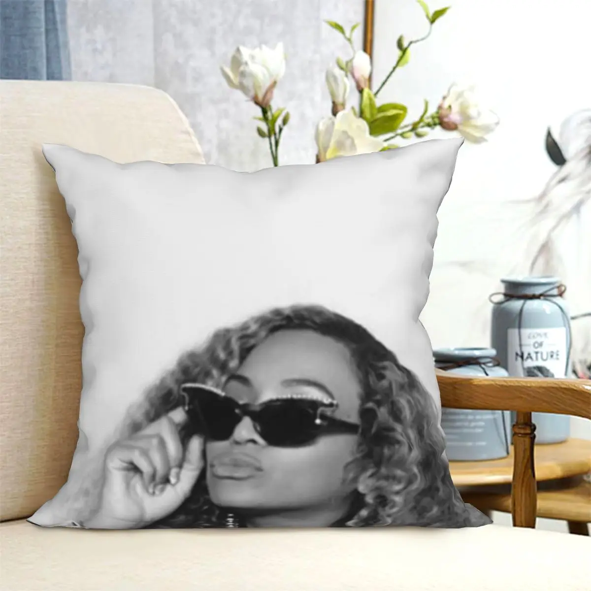 Лучшая наволочка Beyonce с принтом супер мягкая высокая плотность |