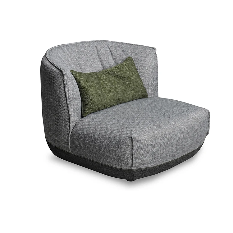 

Steel-land Elegant Stylish Cozy Living Room Fabric Lounge Chairs Italian Minimalist Design Leisure Sofa Chair For Bedroom