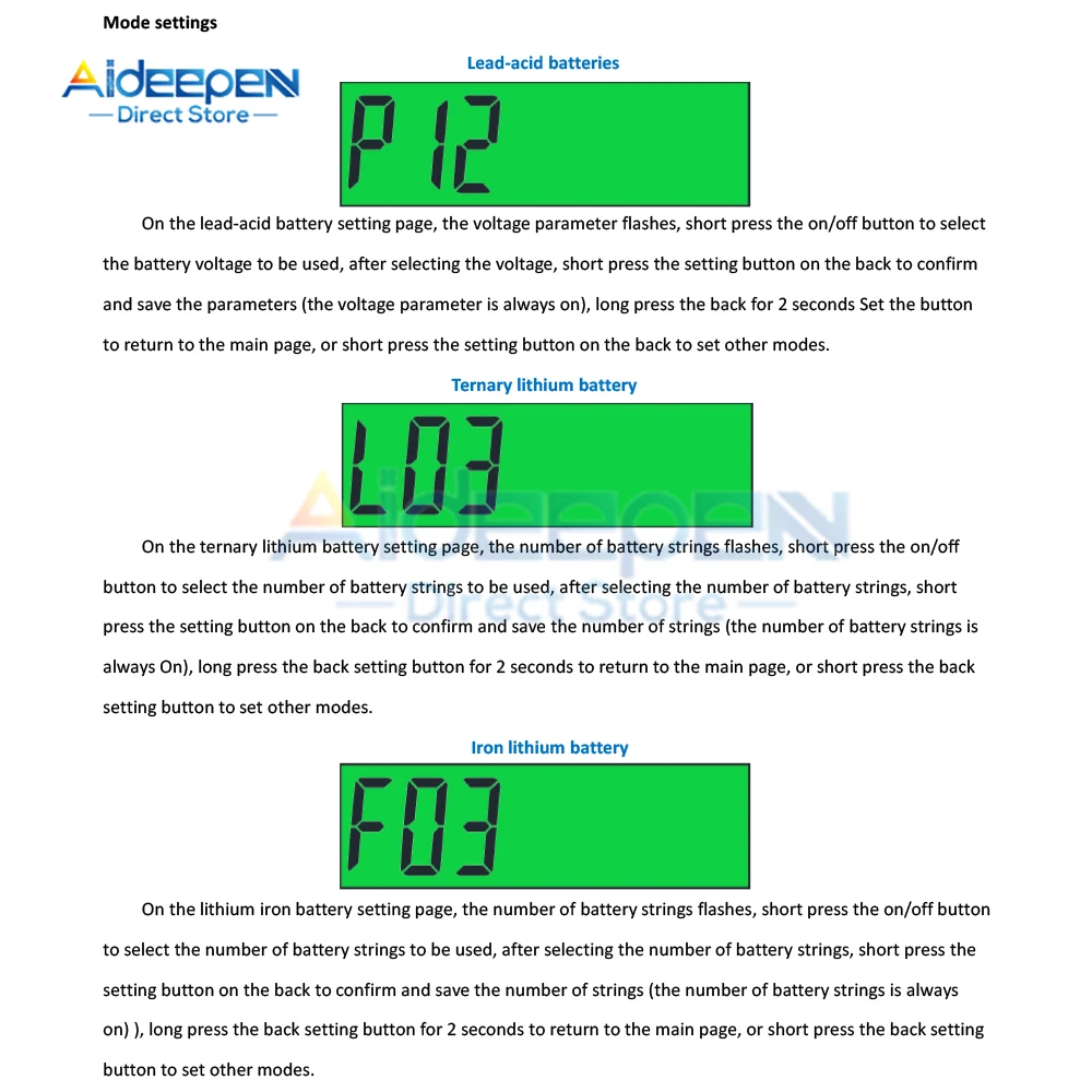 Индикатор емкости аккумулятора DC8-30V измерение