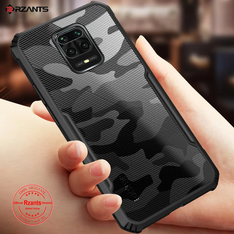 

For Xiaomi Redmi Note 9S Case 아크릴케이스 for Note 9 Pro Max Case Camouflage Acrylic PC+TPU Anti-knock Armor Back Cover чехол