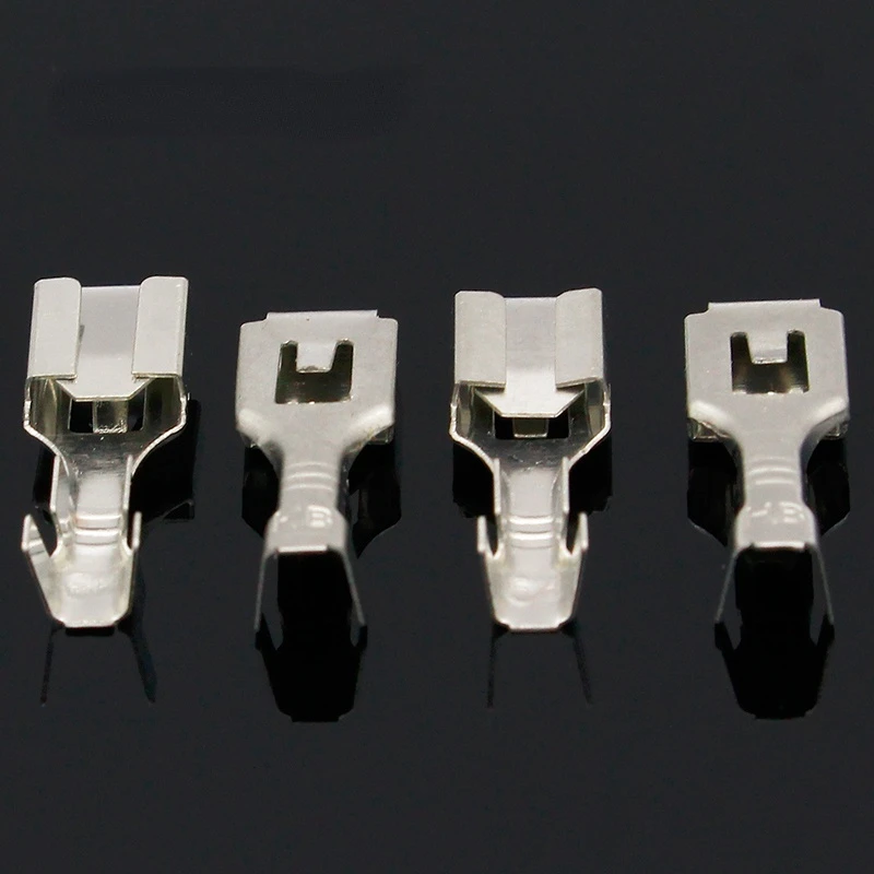 

Crimp Terminal Female Spade Cable Wire Terminals for 6.3mm Connectors