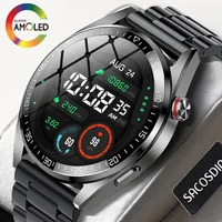 new 8g ram bluetooth call smartwatch men 454454 amoled hd always on display watches local music luxury smart watch for xiaomi