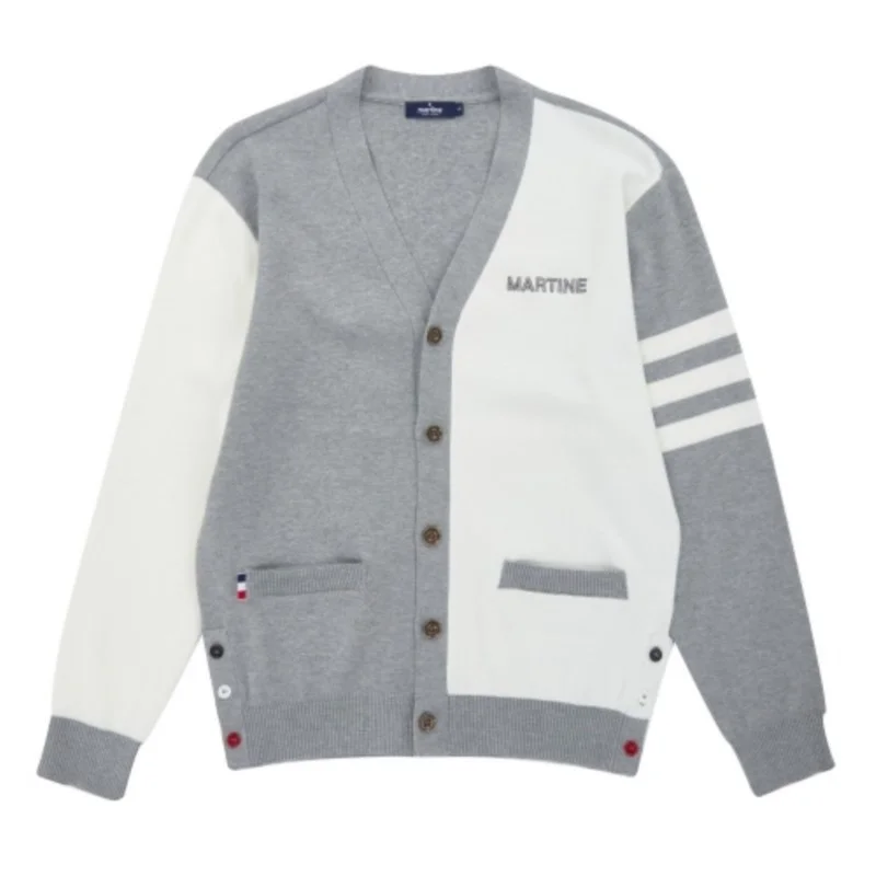 

Mens Cardigan Sweater Pockets Casual Slim Fit V-Neck Knitted Sweaters Button up