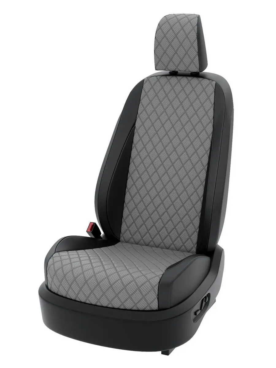 Чехлы на сидения Ситроен Берлинго 1 каблук Алькантара с ромбом CNTRA612 ...