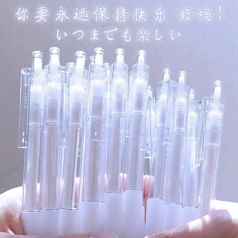 

6/3pcs Press the Neutral Pen, Simple High Color Value Black 0.5mm Student Press Quick Drying Pen Black Pen