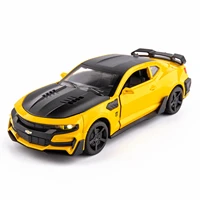 scale 132 diecast muscle sport car metal model with light and sound chevrolet camaro transfor pull back vehicle toys