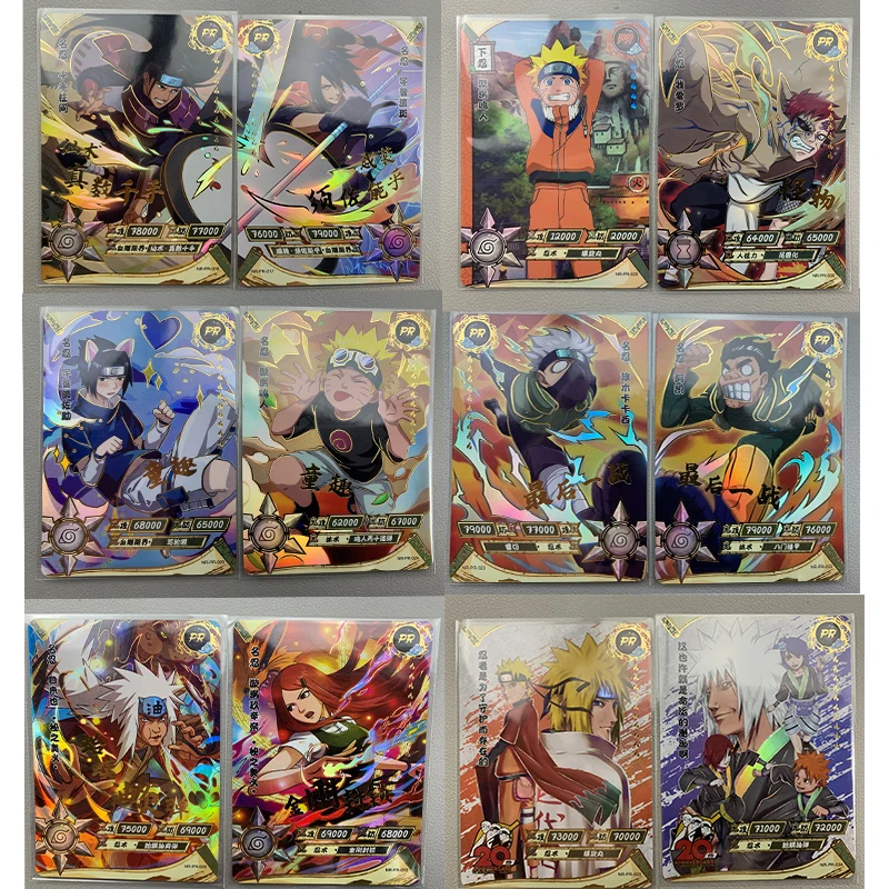 

Anime Naruto Rare Pr Color Flash Card Uzumaki Naruto Hatake Kakashi Jiraiya Collectible Toy Solitaire Christmas Birthday Gift