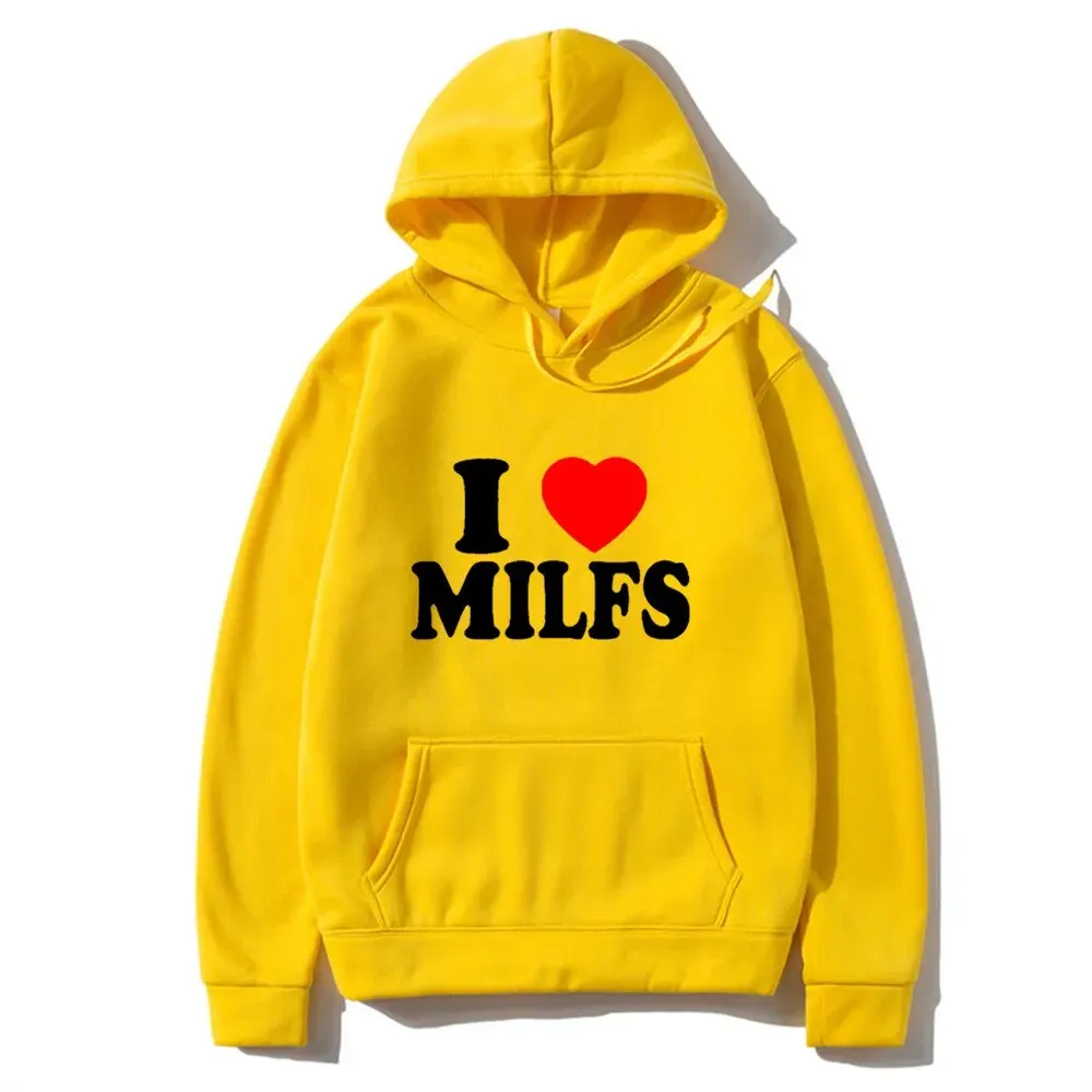 Свитшот I Love MILFS с надписью для мужчин и женщин