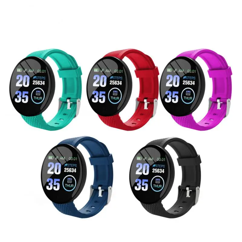 

D18S Smart Watch Men And Women Digital Watch Sports Fitness Tracker Pedometer D18S Smart Watch For Android IOS